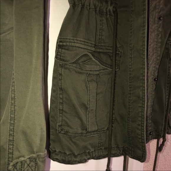 HOLLISTER ARMY GREEN UTILITY JACKET - Picture 5 of 6